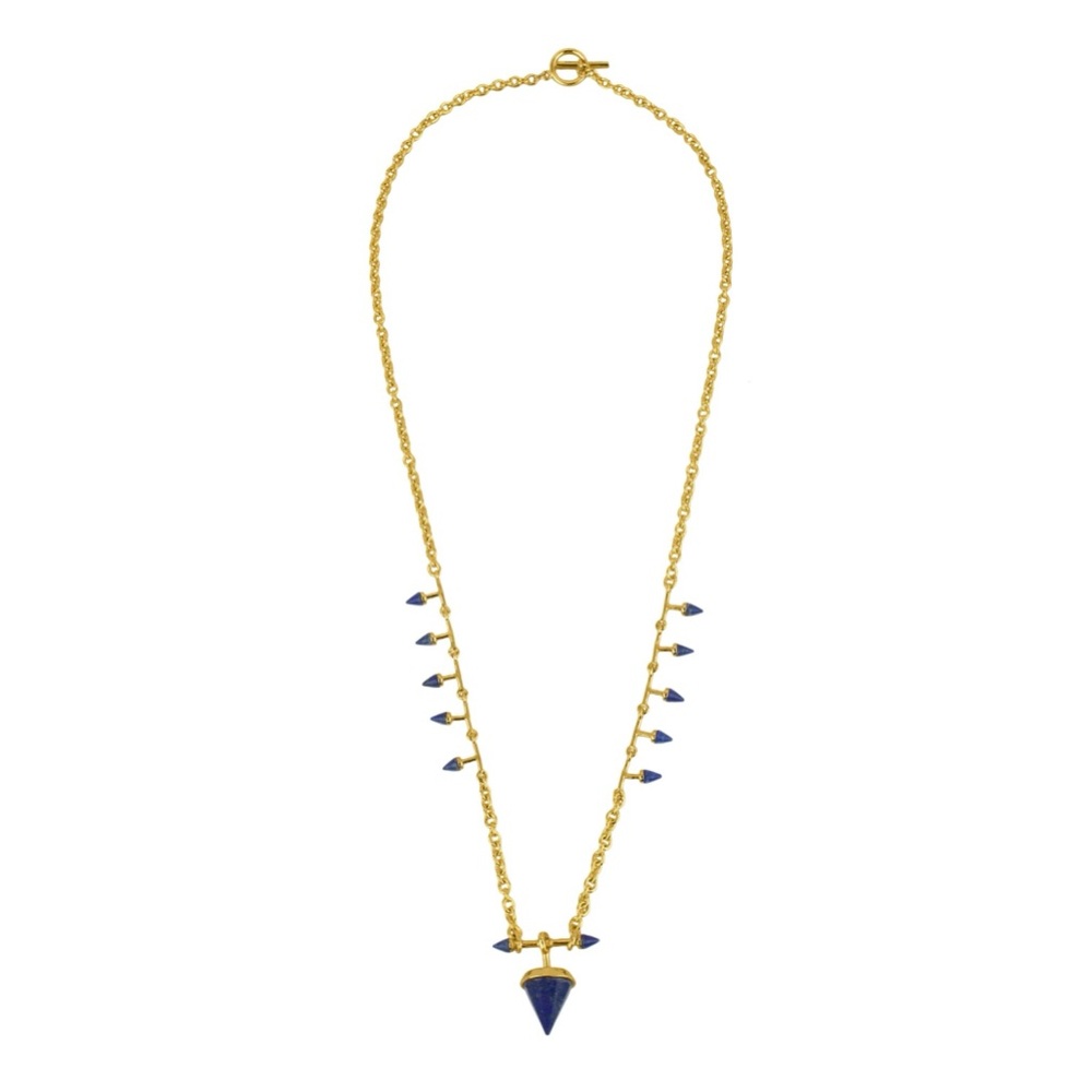 NWT NOIR NECKLACE 
Long Necklace With 18K Gold Plating And Semiprecious Stones
